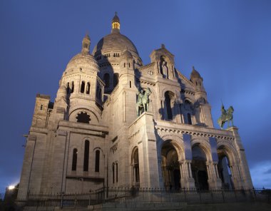 Paris - akşam sacre coeur