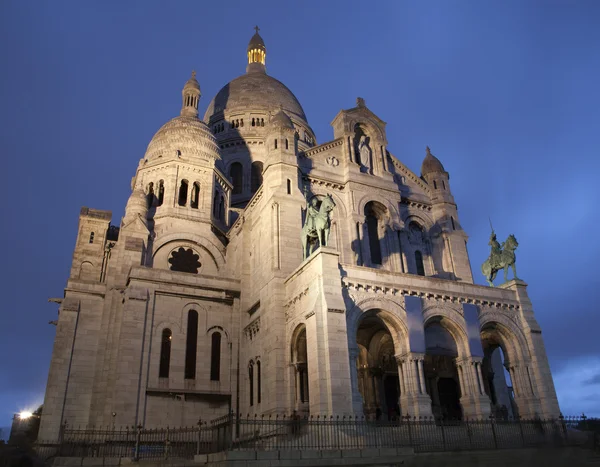 Paris - akşam sacre coeur — Stok fotoğraf