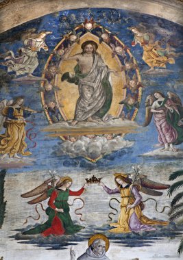 Roma - İsa kilise santa maria aracoeli gelen öğretmen fresco
