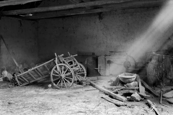 Stará stodola atmosféra — Stock fotografie