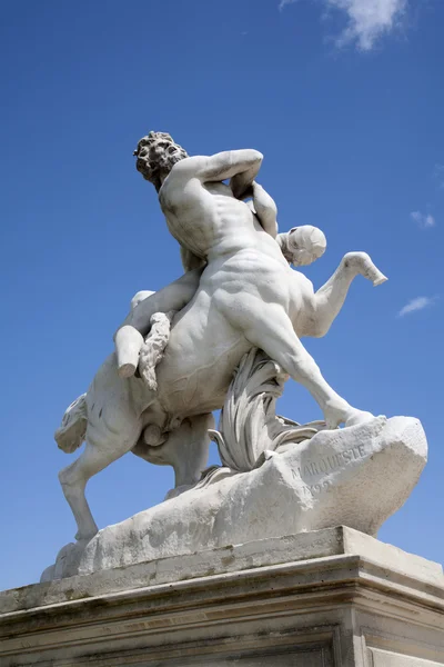 Paris - Centaur carrying off a nymph by Laurent Marqueste, marble, 1892, Tuileries Garden — Stock Photo, Image
