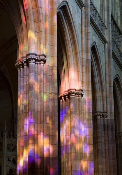 Stock image St. Vitus cathedral in Prague - interior