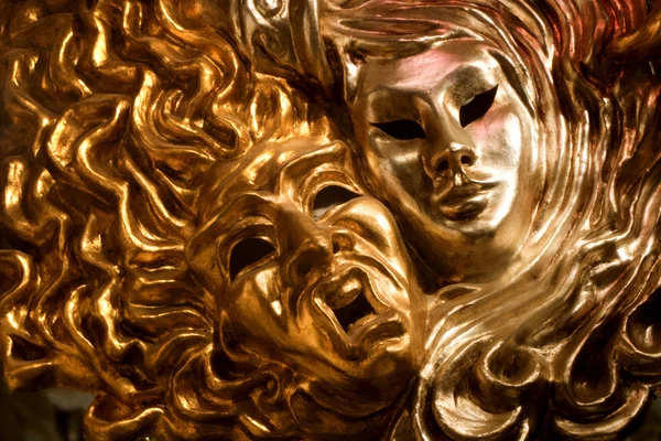 Veneza - sol e lua - máscara decoração — Fotografia de Stock