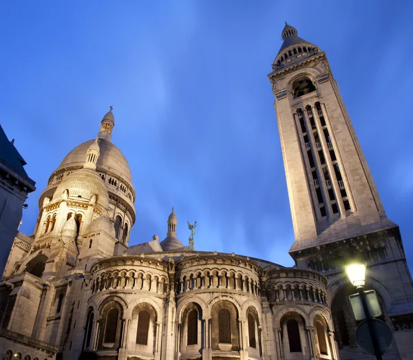 París Sacre-couer por la noche —  Fotos de Stock