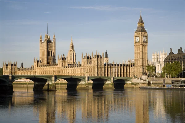 London - big ben - parlamentet — Stockfoto