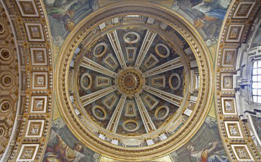 Roma - yan kubbe st. peter Bazilikası s