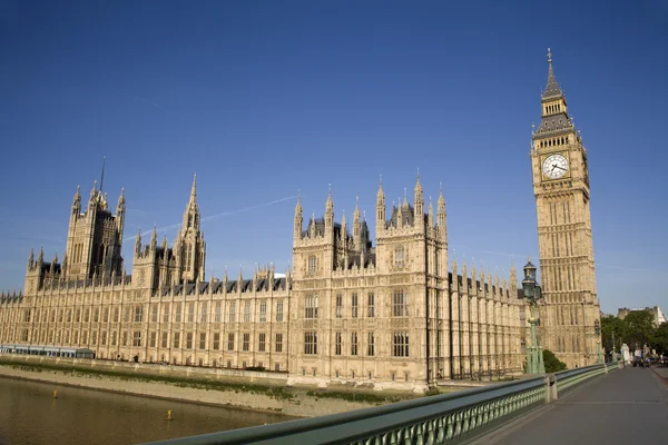 London - parlamentet - big ben — Stockfoto
