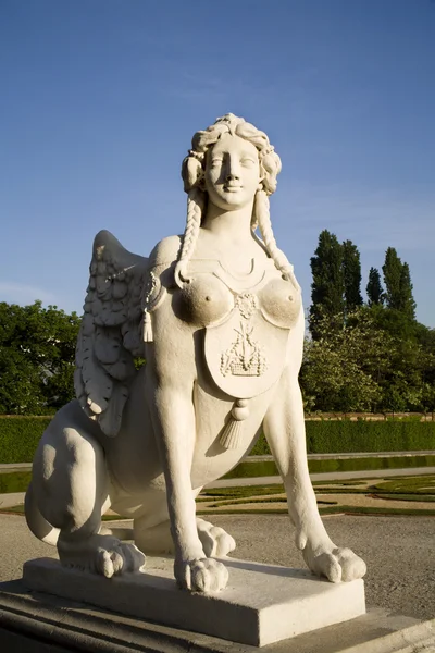 Wien - sphinx från belvedere palace — Stockfoto