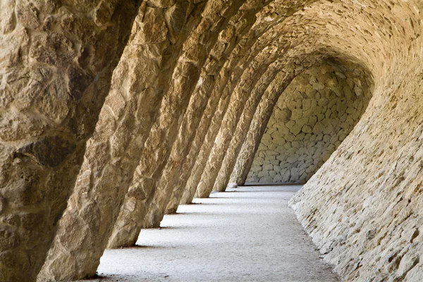 Barcelona - Guell park by Gaudi — Stock Photo, Image