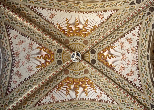 Milan - detail of roof from church Santa Maria delle Grazie — Stock Photo, Image
