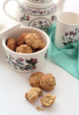 Cookie and cup of tea