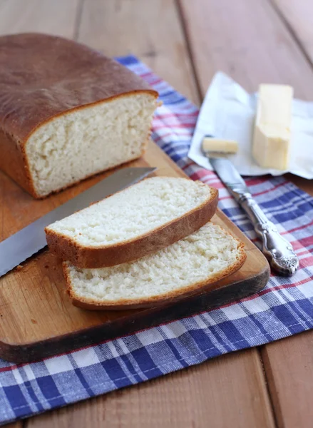 Хлеб и масло — стоковое фото