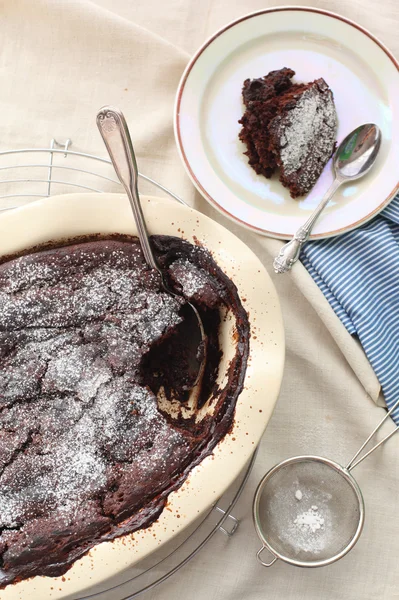 Pudín de chocolate — Foto de Stock