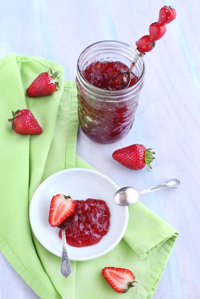 Confiture de fraises — Photo
