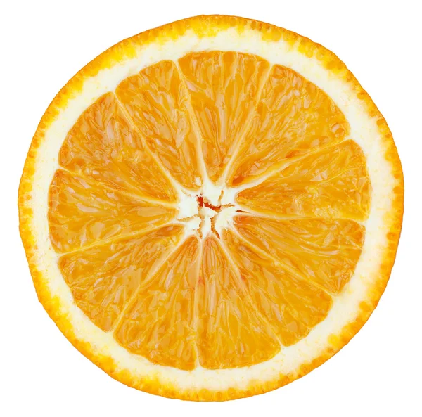 Naranja sobre fondo blanco — Foto de Stock