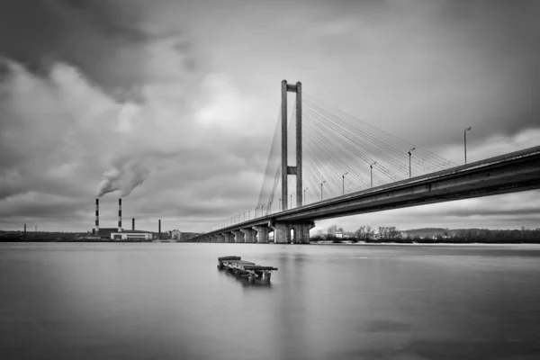 Südbrücke in Kiev — Stockfoto