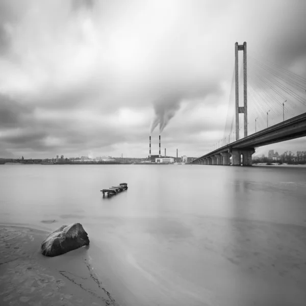 Kiev Güney Köprüsü — Stok fotoğraf