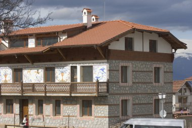 Ski resort bansko, çağdaş güncel şehrin, Balkanların Bulgaristan