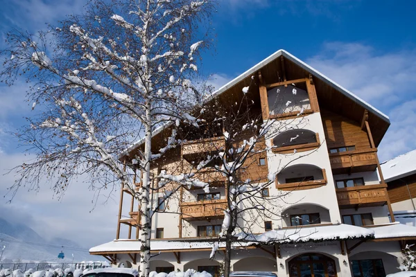 Bansko mimarisinin çağdaş kempinski hotel, pirin Dağı Balkanlar'da Bulgaristan