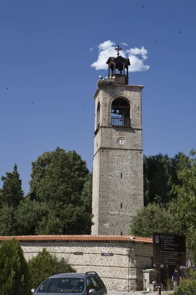 Lyžařské středisko Bansko, orloj na hřbitově, Bulharsko — Stock fotografie
