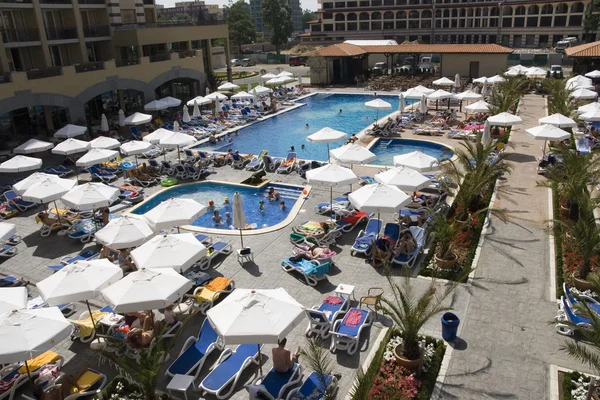 En pool Hotel — Stockfoto
