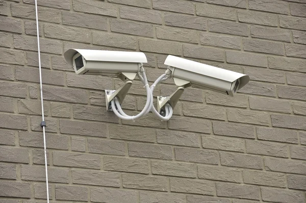 Câmeras de vídeo de segurança — Fotografia de Stock