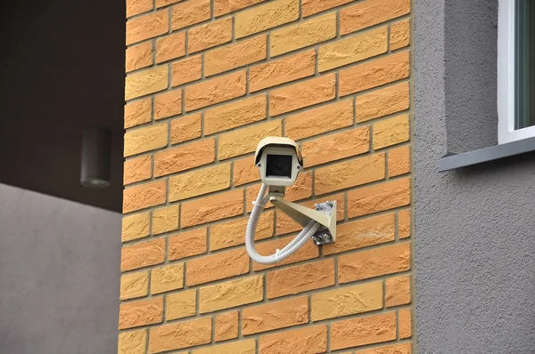 Bezpečnostní video kamera — Stock fotografie