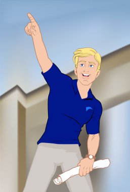 Dynamic Tour Guide clipart