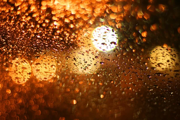 Eső csöpögött üveg — Stock Fotó