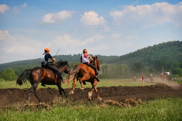 Young horsemans — Stock Photo, Image