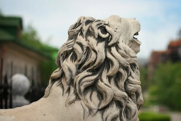 Leão estátua — Fotografia de Stock
