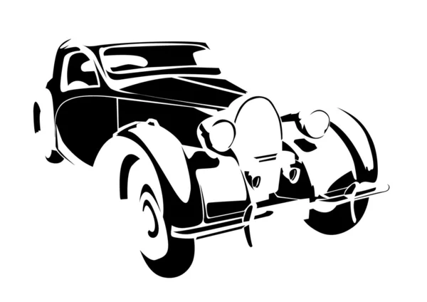 Velho carro vintage —  Vetores de Stock