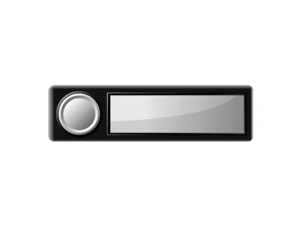 Cloche de porte bouton — Image vectorielle