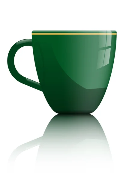 茶或咖啡杯子 — 图库矢量图片#