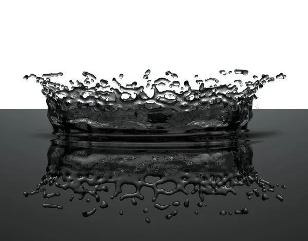 Splash water isolated on a white background — Stock Photo, Image
