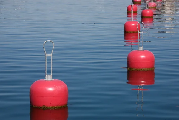 Red buoys — Stock Photo, Image