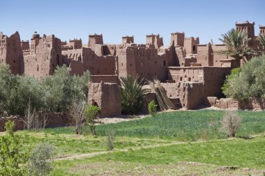 Kasbah in Ait Ben Haddou, Morocco clipart