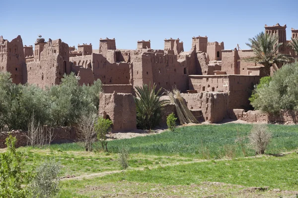 Kasbah i Aït ben haddou, Marocko Royaltyfria Stockbilder
