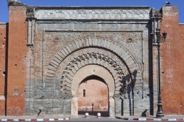 Bad Agnaou door, Marrakesh. clipart