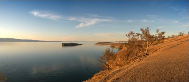 Baikal lake (Olkhon island, Kharantsy) clipart