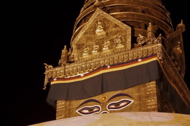 Swayambhu stupa clipart