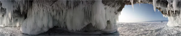 얼음 동굴 — 스톡 사진