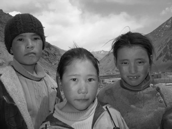 stock image Himalayas children