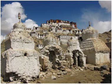 Himalayas architecture (Ladakh) clipart