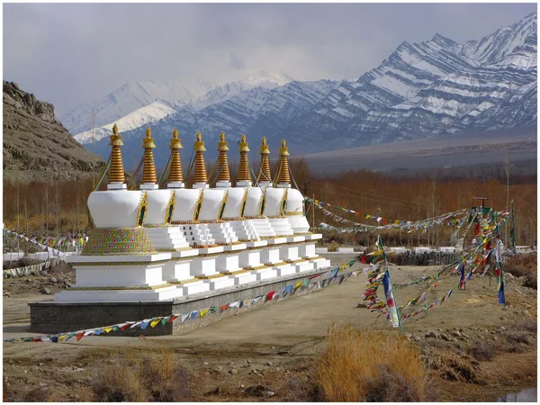 Arquitetura do Himalaia (Ladakh ) — Fotografia de Stock
