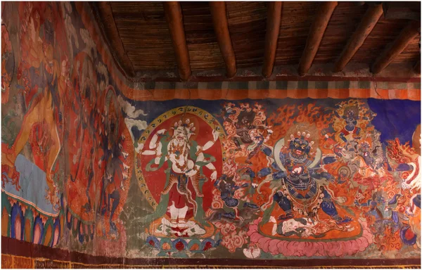 Kloster und Architektur im Himalaya — Stockfoto