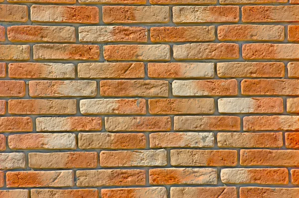 Textuur van een bakstenen muur — Stockfoto
