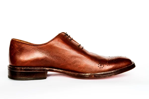 Brune sko til menn – stockfoto