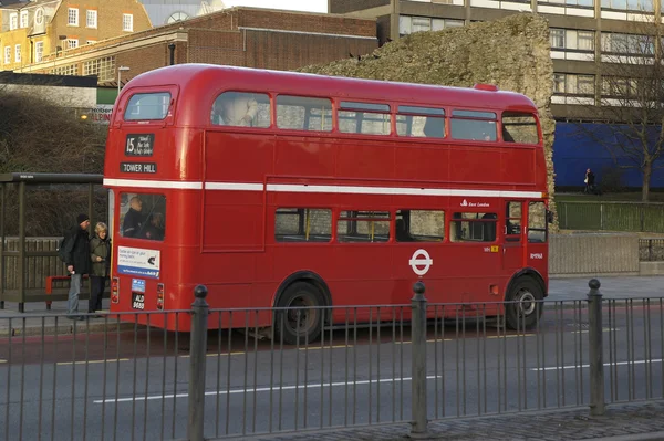 Londyn czerwony autobus — Zdjęcie stockowe