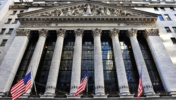 New Yorker Börse lizenzfreie Stockfotos